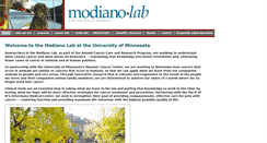Desktop Screenshot of modianolab.org