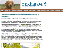 Tablet Screenshot of modianolab.org